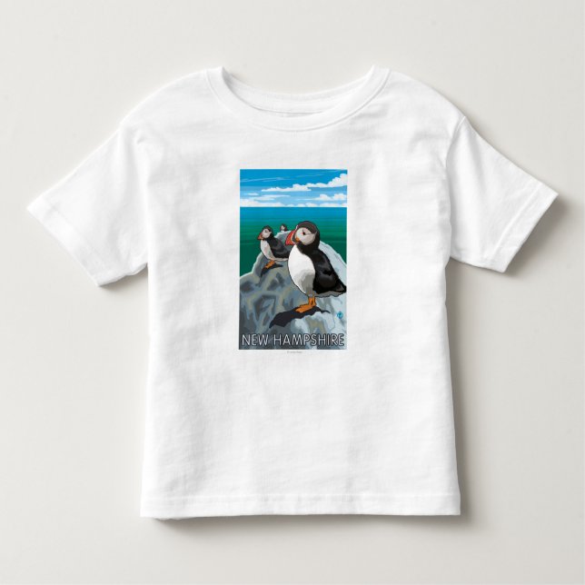 Neue HampshirePuffins Szene Kleinkind T-shirt (Vorderseite)