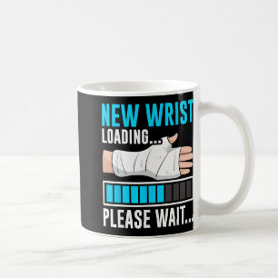 Neue Handgelenk-Ladung... Bitte warten... Gipsarm Kaffeetasse