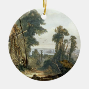 Neue Harmonie auf dem Wabash, überziehen 2 von Keramik Ornament