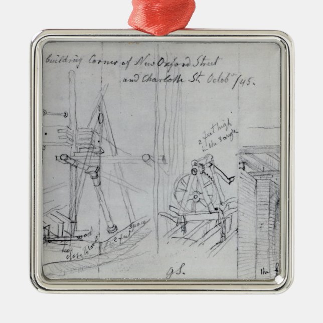 Neue Häuser des Gebäude Ornament Aus Metall (Vorne)