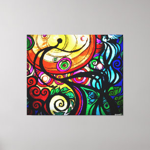 Neue Hoffnung, 48" x 40" x große Leinwand gepackt