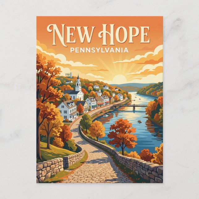Neue Hoffnung USA Postkarte (Vorderseite)