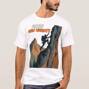 Neue Höhen erreichen – Climbing Day-Tribut T-Shirt