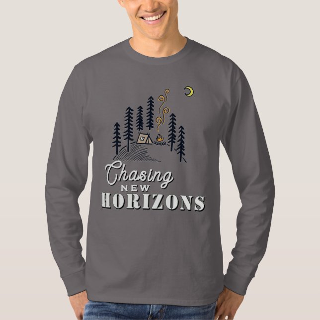 Neue Horizonte jagen T-Shirt (Vorderseite)