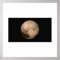 Neue Horizonte - Pluto in wahrer Farbe