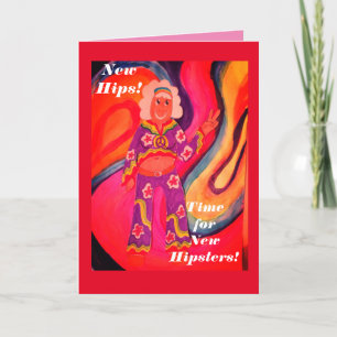 Neue Hüftkarte 3 Feiertagskarte