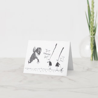 Neue Hundegrusskarte Karte