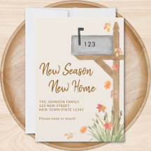 Neue Jahreszeit Neue Zuhause Herbst Herbst Mailbox