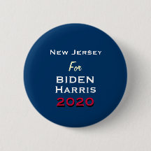 NEUE JERSEY für BIDEN HARRIS 2020 Round Button