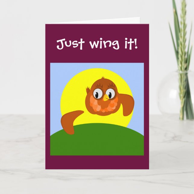 Neue Jobkarte NUR WING ES! Karte (Vorderseite)