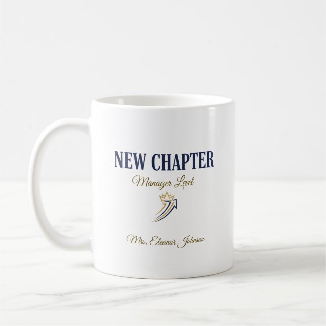Neue Kapitel Executive-Level Personalisiert Kaffeetasse (Links)