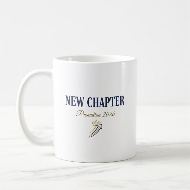 Neue Kapitel-Promotion 2026 Kaffeetasse (Links)