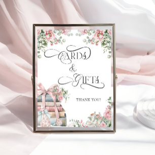 Neue Kapitel Storybook Bow Blumenkarten und Gesche Poster