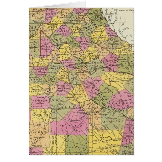 Neue Karte Georgiens (Vorne)