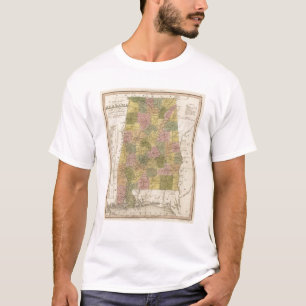 Neue Karte von Alabama 2 T-Shirt