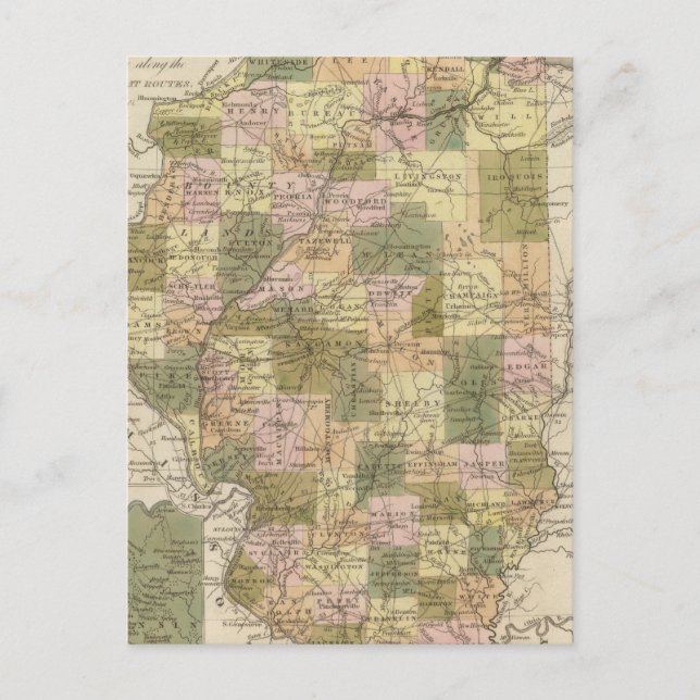 Neue Karte von Illinois 2 (Vorderseite)