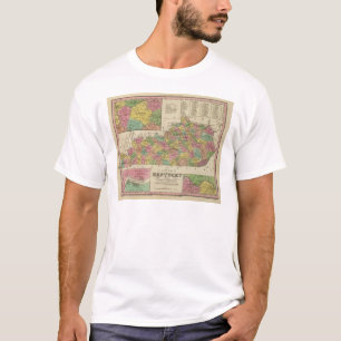 Neue Karte von Kentucky T-Shirt