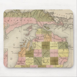 Neue Karte von Michigan Mousepad
