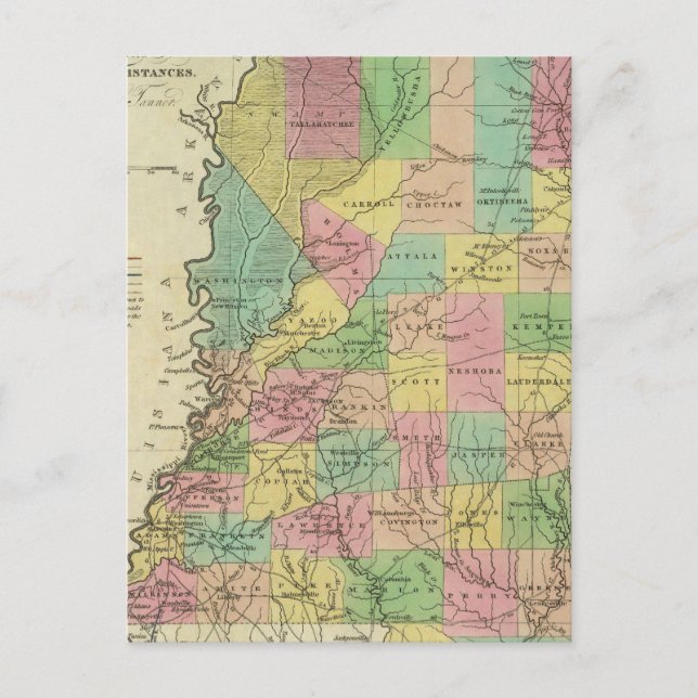 Neue Karte von Mississippi 2 (Vorderseite)