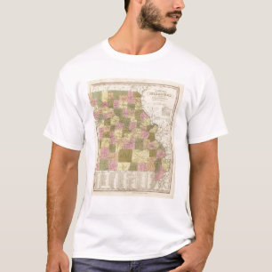 Neue Karte von Missouri 2 T-Shirt