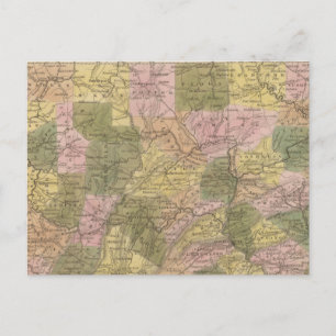 Neue Karte von Pennsylvania
