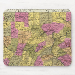 Neue Karte von Pennsylvania 2 Mousepad
