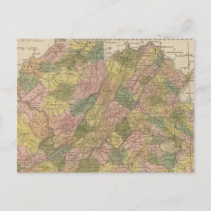 Neue Karte von Virginia