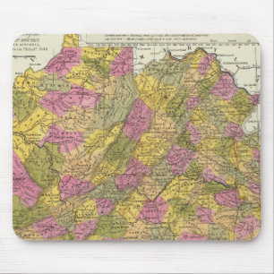 Neue Karte von Virginia Mousepad