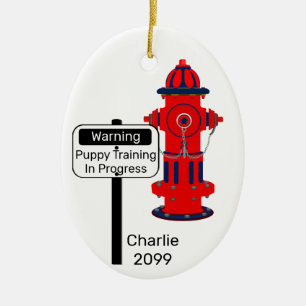 Neue Keramik für Welpentraining Fire Hydrant Weihn Keramik Ornament