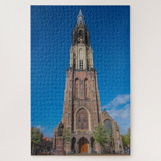 Neue Kirche von Delft, Niederlande Puzzle (Vertikal)