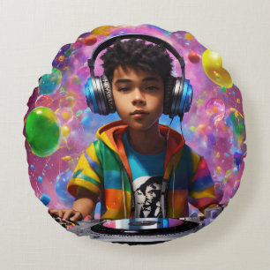 Neue Kopfkissen für DJ Design Rundes Kissen