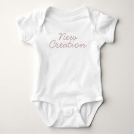 Neue Kreation - Baby Girl Bodysuit Pink Strampler
