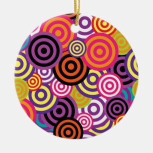 Neue Kreismuster abstrakte Kunst Keramikornament