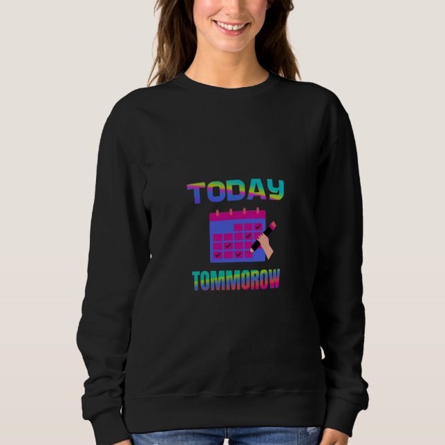 Neue Kunst mit Morgen verbinden Sweatshirt (Vorderseite)