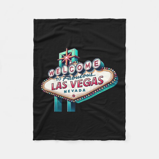 Neue Las Vegas Liebe Fleecedecke (Vorderseite)