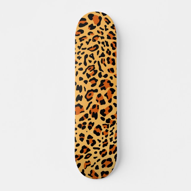 Neue Leopard-Textur 3 Skateboard (Vorne)