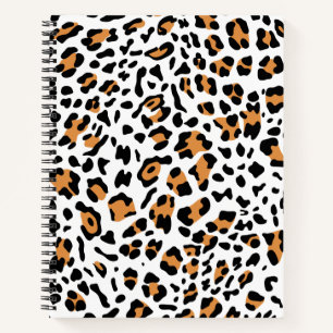Neue Leopard-Textur 5 Notizbuch