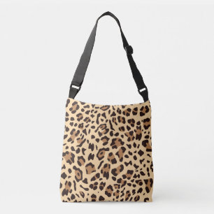 Neue Leopard-Textur 6 Tragetaschen Mit Langen Trägern