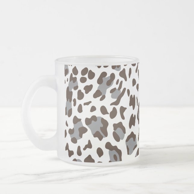 Neue Leopard-Textur 7 Mattglastasse (Links)