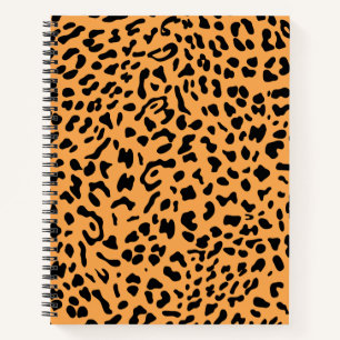 Neue Leopard-Textur 8 Notizbuch