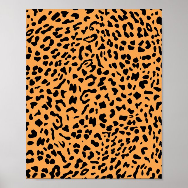 Neue Leopard-Textur 8 Poster (Vorne)