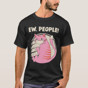 Neue Leute lustige Katze mit Maske Vintagen antiso T-Shirt