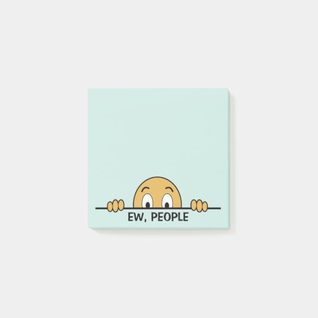 Neue Leute Post-it Klebezettel (Vorderseite)