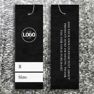 Neue Logo-Chalkboard-Kleidung Größe Preis hängen T