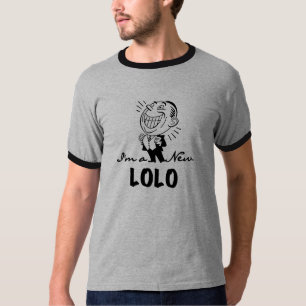 Neue Lolo T - Shirt und Geschenke lächeln