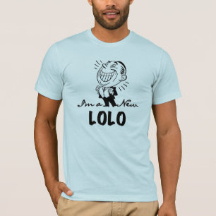 Neue Lolo T - Shirt und Geschenke lächeln