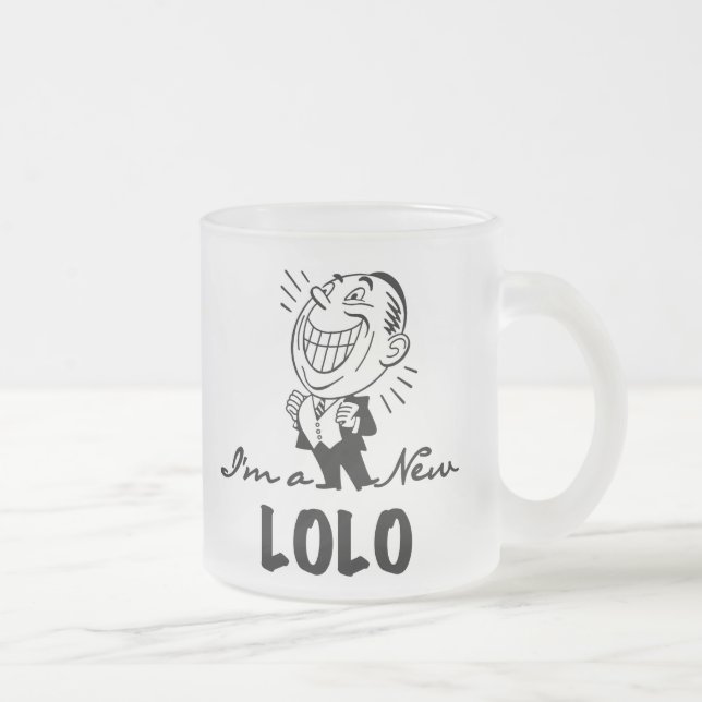 Neue Lolo T - Shirt und Geschenke lächeln Mattglastasse (Rechts)
