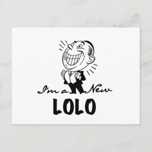 Neue Lolo T - Shirt und Geschenke lächeln Postkarte
