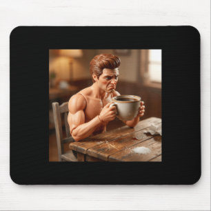 Neue lustige gestresste Puppe männliches Meme  Mousepad