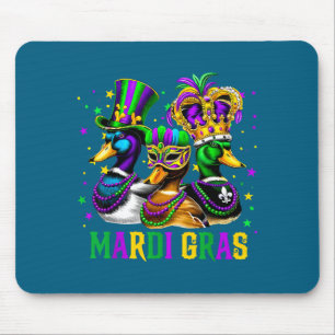 Neue lustige Stockenten-Ente Mardi Gras Orleans Mousepad